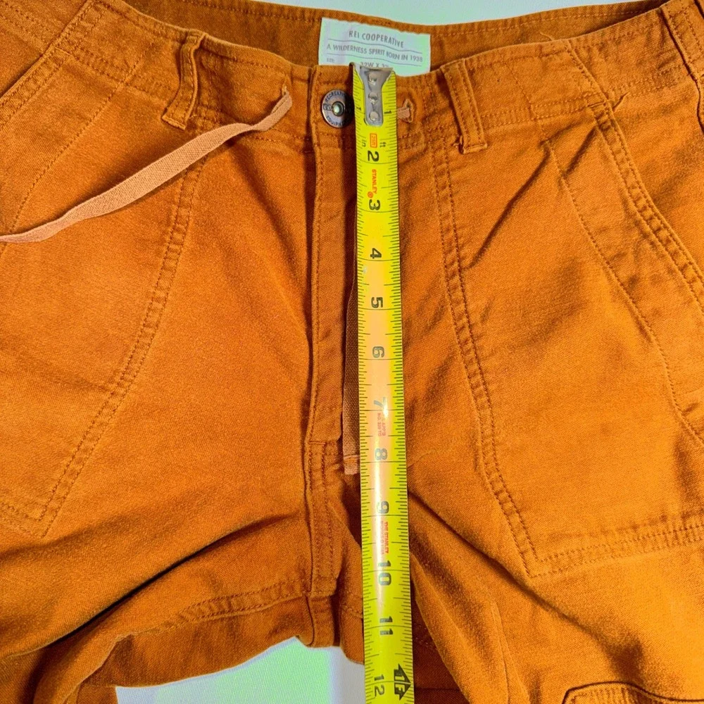 REI Co-op Trailsmith Jogger Pants Mens 32x32 Copper Brown Cotton Blend 23055-S22